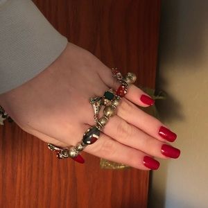 2 Christmas Charm Bracelets